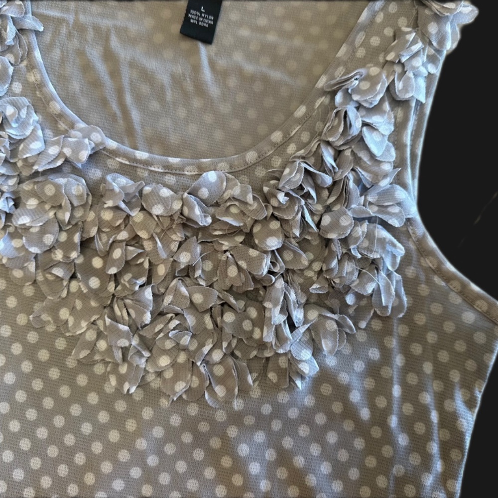 INC Sleeveless Ruffled Top - Picture 3 of 5
